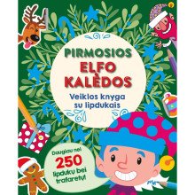 Pirmosios elfo Kalėdos. Veiklos knyga su lipdukais