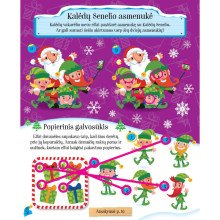 Pirmosios elfo Kalėdos. Veiklos knyga su lipdukais