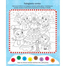 Pirmosios Sniego Senio Kalėdos. Veiklos knyga su lipdukais