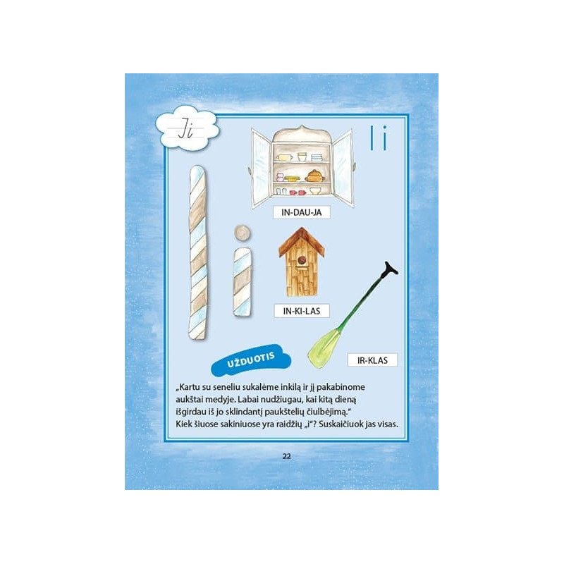 Katino Horacijaus abėcėlė. Su užduotimis ir skiemenuotais eilėraščiais