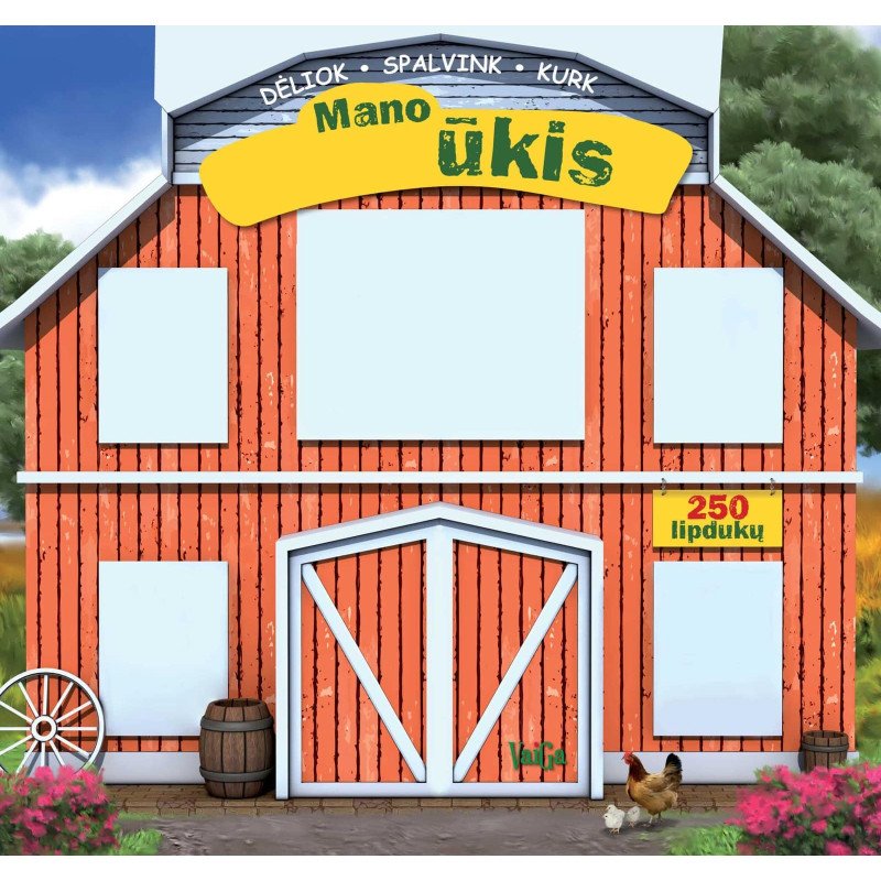 Mano ūkis. Dėliok, spalvink, kurk