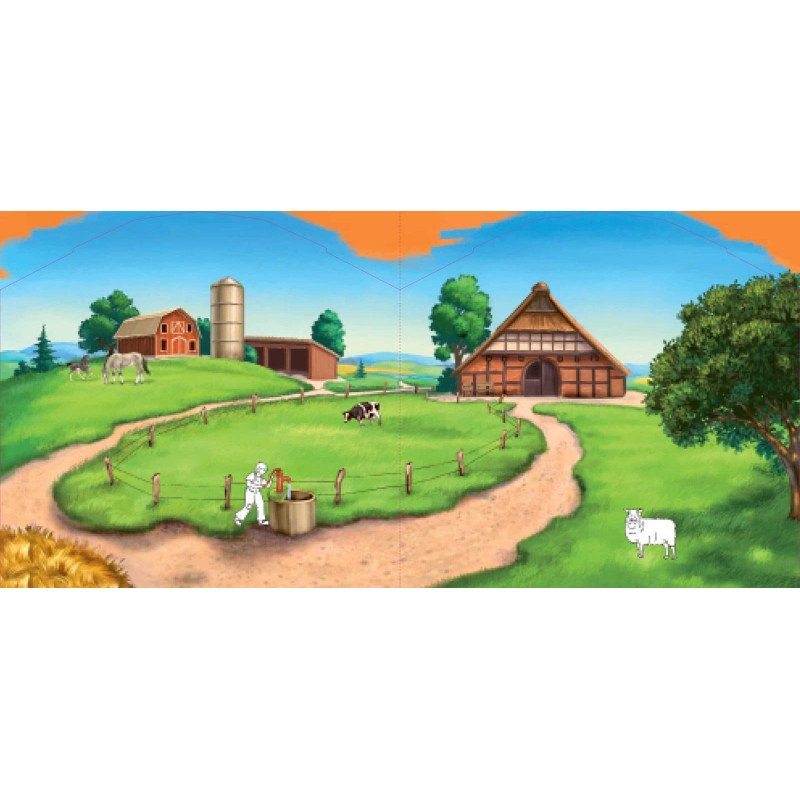 Mano ūkis. Dėliok, spalvink, kurk