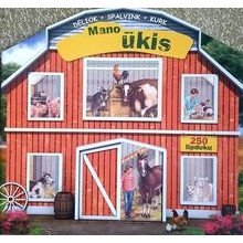 Mano ūkis. Dėliok, spalvink, kurk