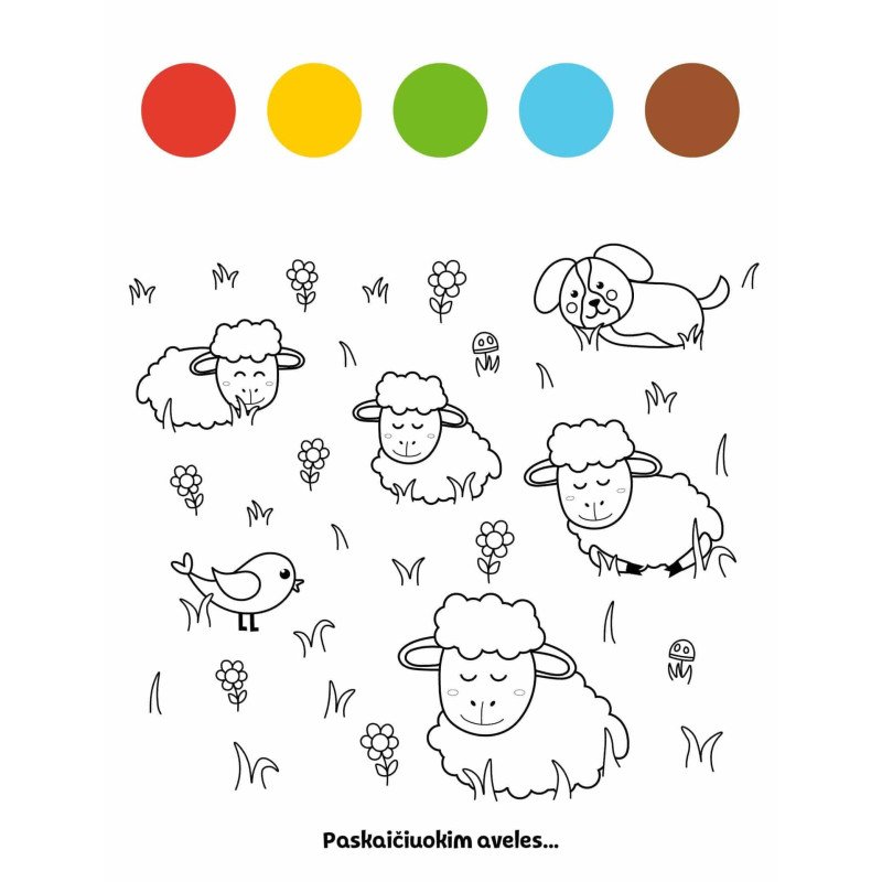 Ūkyje. Magiška dažų paletė