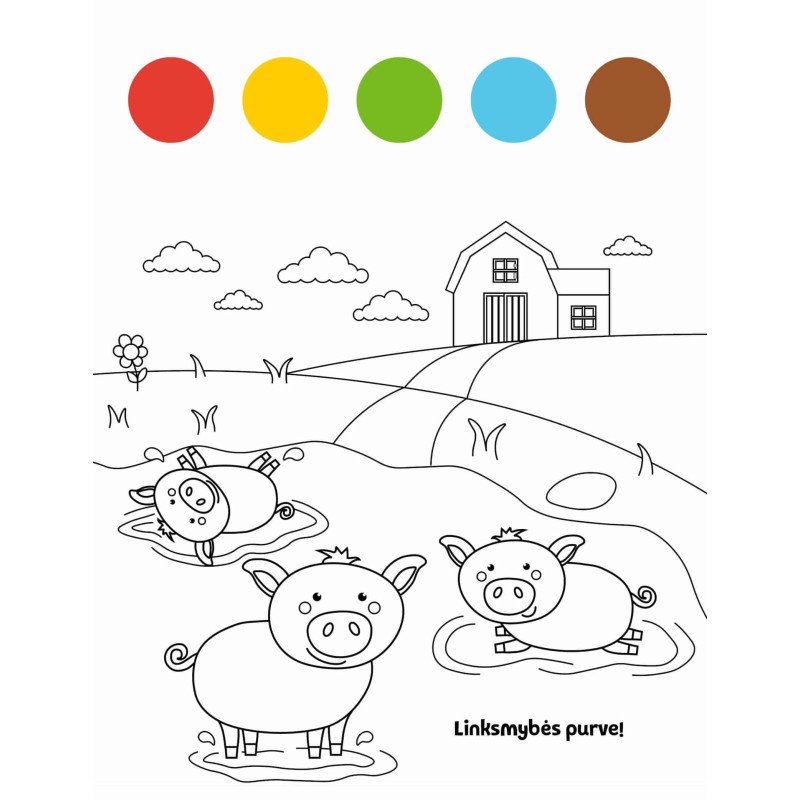 Ūkyje. Magiška dažų paletė