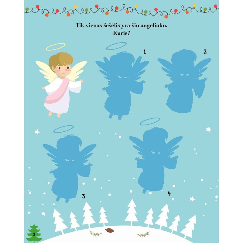 Linksmų Kalėdų! Galvok, spalvink, dėliok