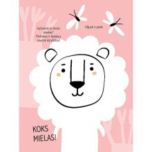 Kūrybinė piešimo ir lipdukų knyga. Dramblys