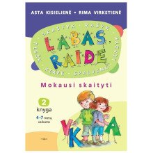 Labas, raide. Mokausi skaityti. 2 knyga