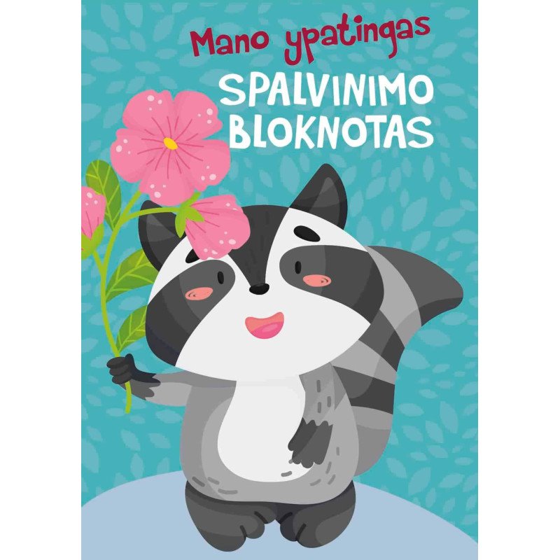 Meškėnas. Mano ypatingas spalvinimo bloknotas