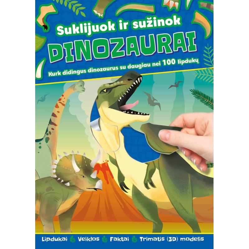 Suklijuok ir sužinok. Dinozaurai