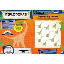 Suklijuok ir sužinok. Dinozaurai