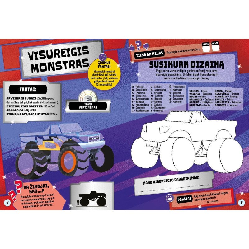 Suklijuok ir sužinok. Automobiliai