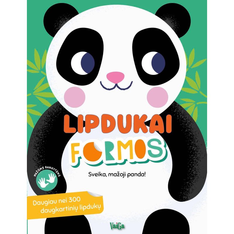 Sveika, mažoji panda! Lipdukai - formos