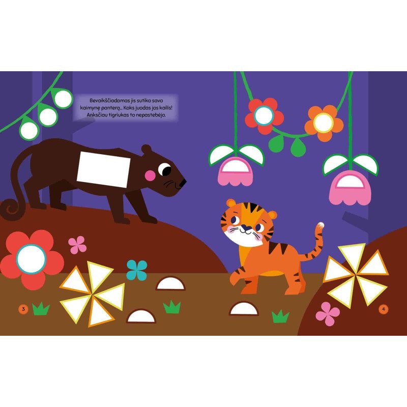 Sveikas, tigriuk! Lipdukai - formos