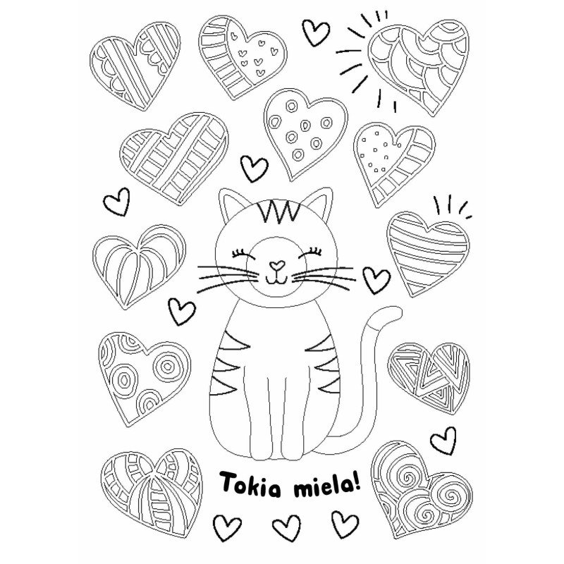 Mieli gyvūnėliai. Spalvink blizgančiais dažais