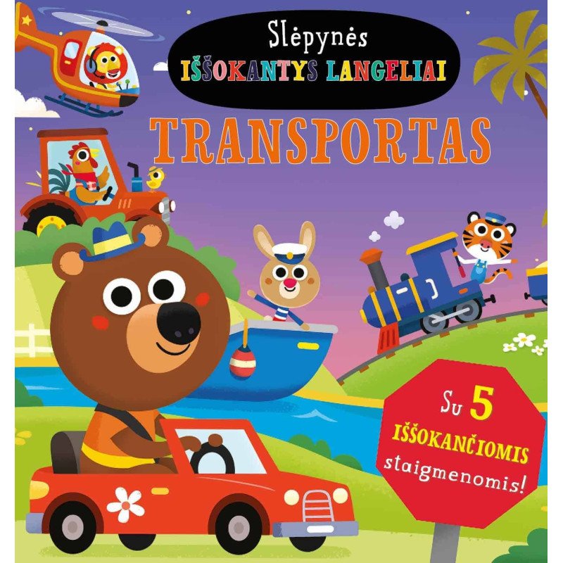 Transportas. Slėpynės (iššokantys langeliai)