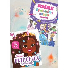 Didžioji spalvinimo knyga. Princesės + Tobulos princesės. Veiklos knyga. Dviejų knygų komplektas
