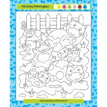 Spalvink pagal skaičius. Ūkio darbai