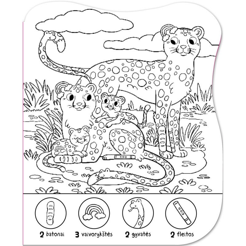 Surask ir nuspalvink. Džiunglės