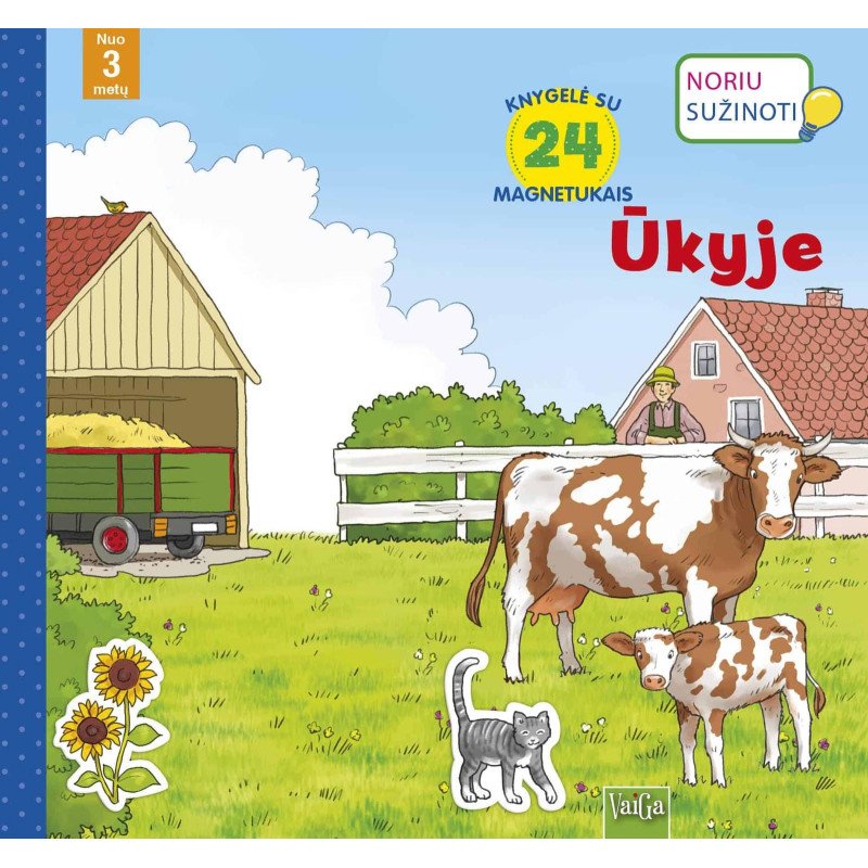 Ūkyje. Knygelė su magnetukais