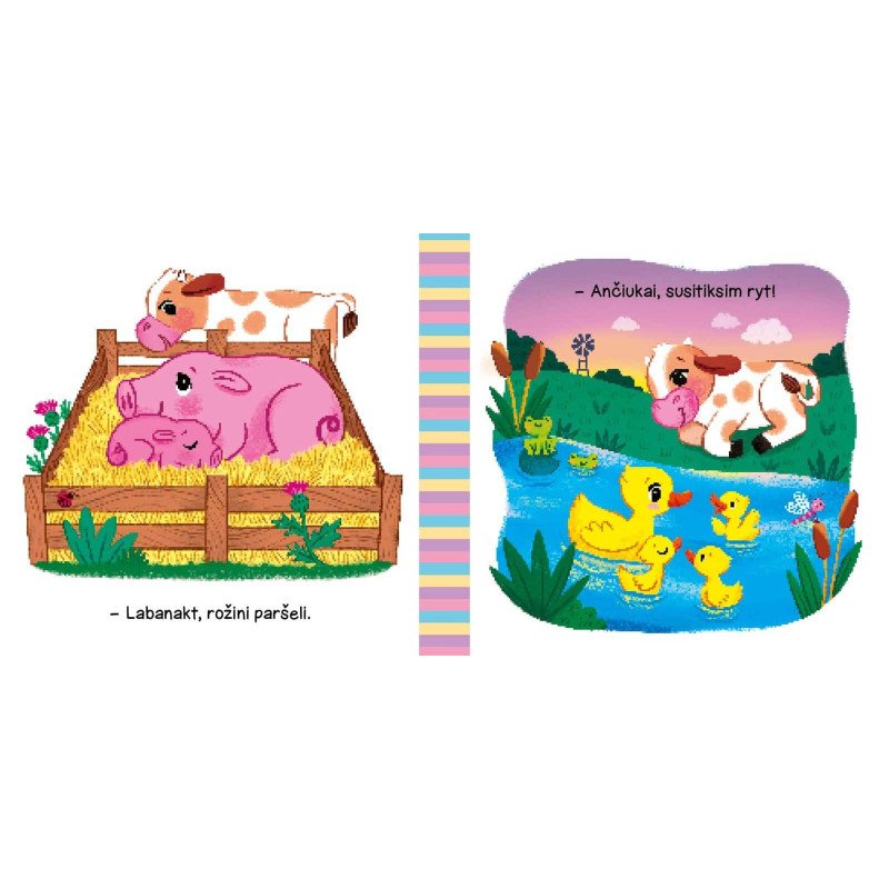 Ūkyje. Knygelė su magnetukais