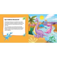 Dėlionių knyga. Dinozaurai