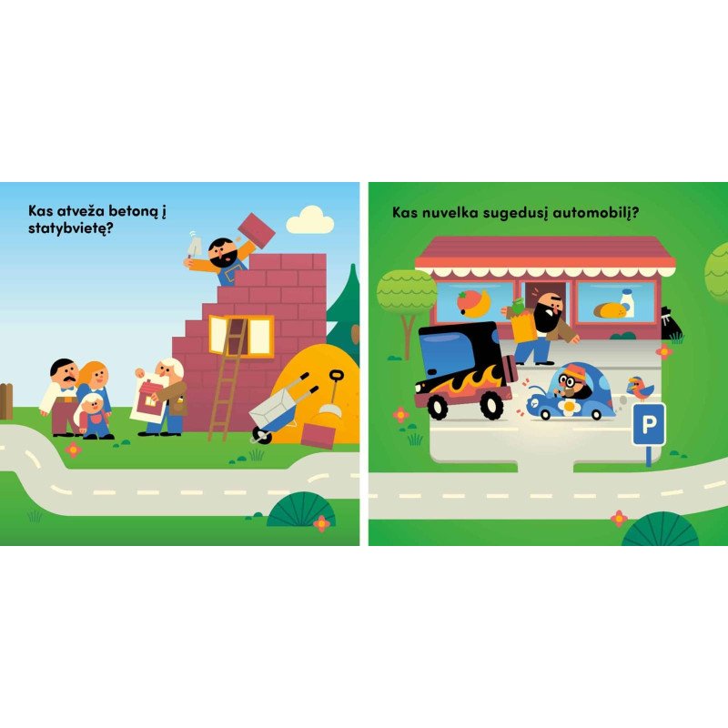 Atspėk...Kas vežioja žmones ir daiktus?