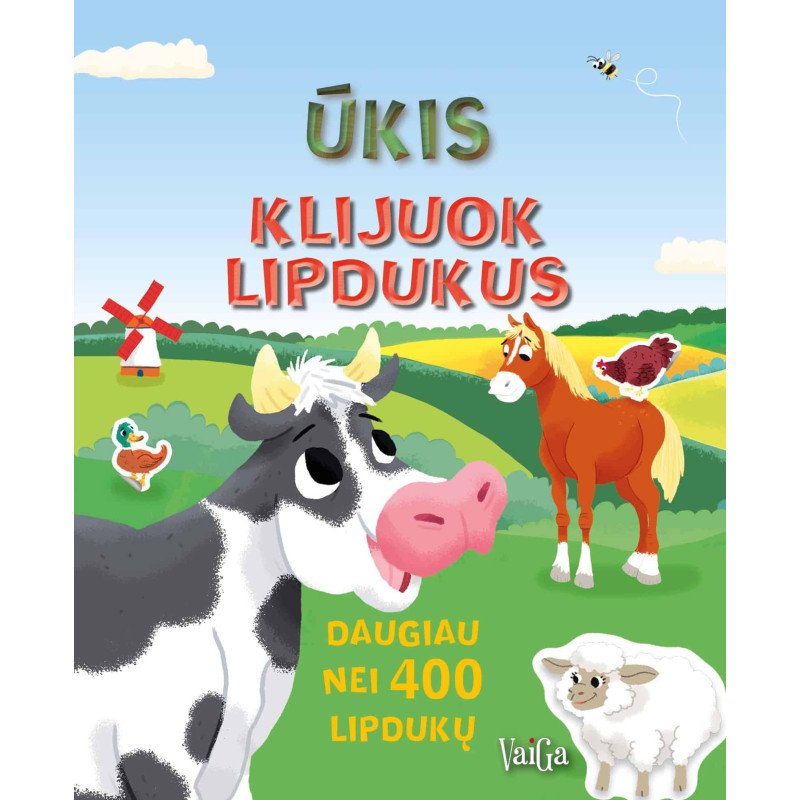 Ūkis. Klijuok lipdukus