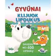 Gyvūnai. Klijuok lipdukus
