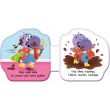 Begemotas. Metas į vonią