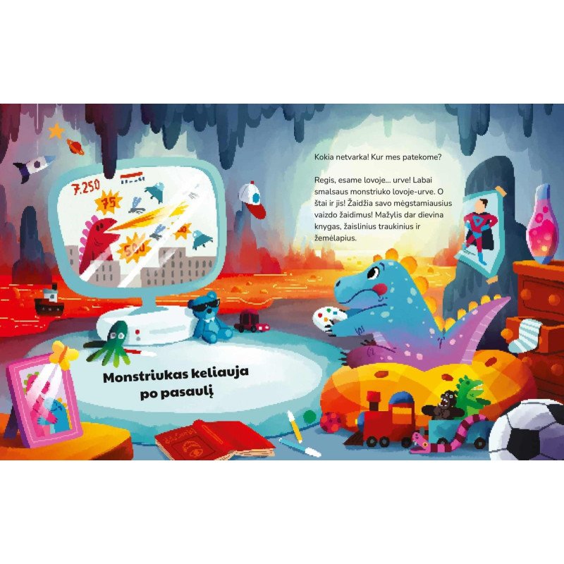 Monstriukas keliauja po pasaulį