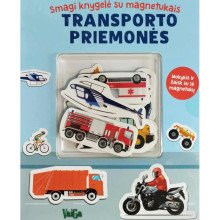 Transporto priemonės. Smagi knygelė su magnetukais