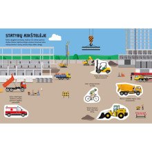 Transporto priemonės. Smagi knygelė su magnetukais