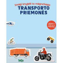 Transporto priemonės. Smagi knygelė su magnetukais