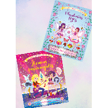 Žėrinčios popžvaigždės + Plazdančios fėjos. Lėlių drabužiai – lipdukai. Dviejų knygelių komplektas