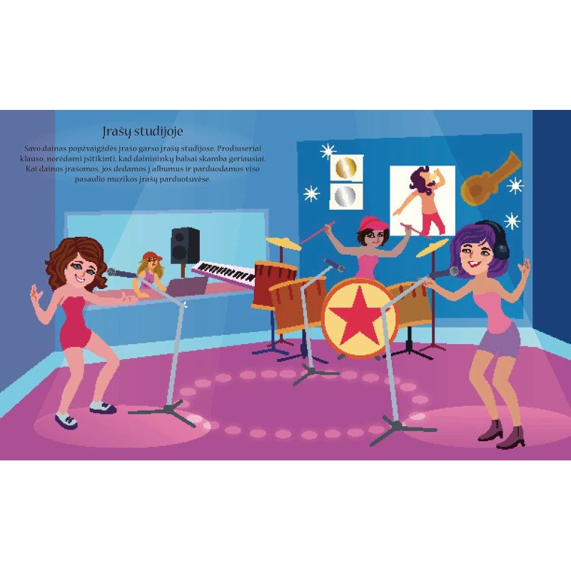 Žėrinčios popžvaigždės + Plazdančios fėjos. Lėlių drabužiai – lipdukai. Dviejų knygelių komplektas