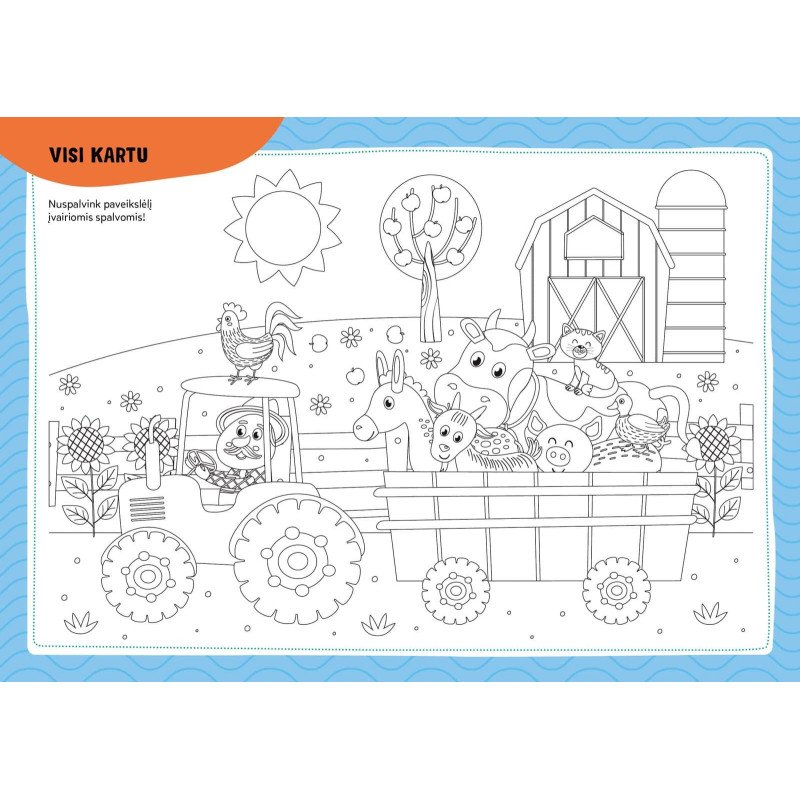 Mano didysis darbelių bloknotas. Pas ūkininką