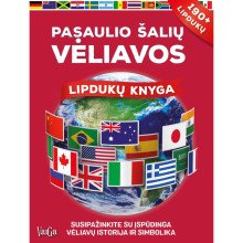 Pasaulio atlasas. Lipdukų knyga