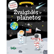 Žvaigždės ir planetos. Lipdukų atlasas(su plakatu)
