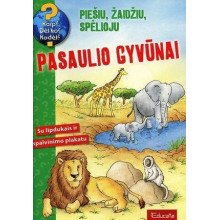 Pasaulio gyvūnai. Piešiu. Žaidžiu. Spėlioju