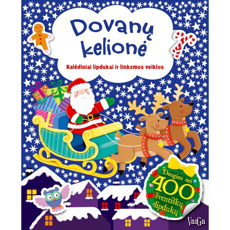 Dovanų kelionė. Veiklos knyga su lipdukais