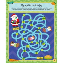 Dovanų kelionė. Veiklos knyga su lipdukais