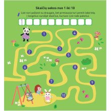 Miško matematika. Rašyk, trink ir vėl rašyk