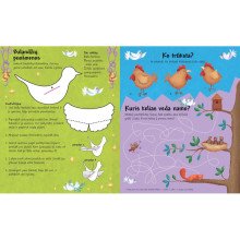 Dvylika Kalėdų dienų. Lipdukų ir veiklos knyga