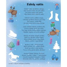 Kalėdų naktis. Lipdukų ir veiklos knyga