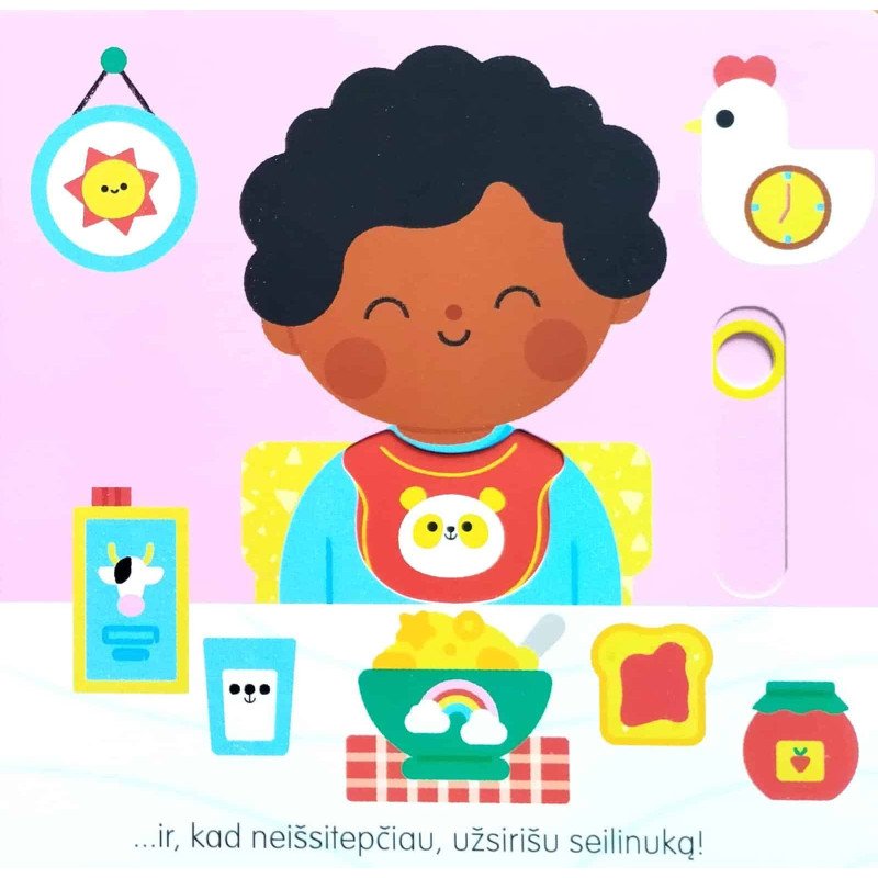 Valgau kaip didelis. Pajudink ir pažadink