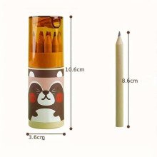 Pieštukų rinkinys su dėklu ( Geltonas)