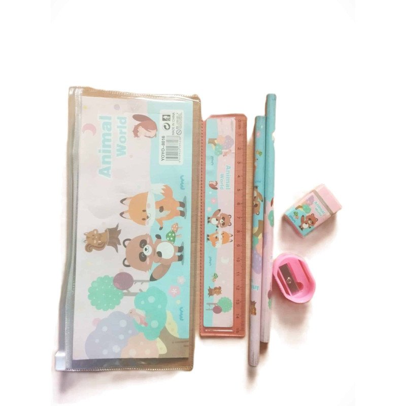 Raštinių reikmenų rinkinys (gyvūnai)