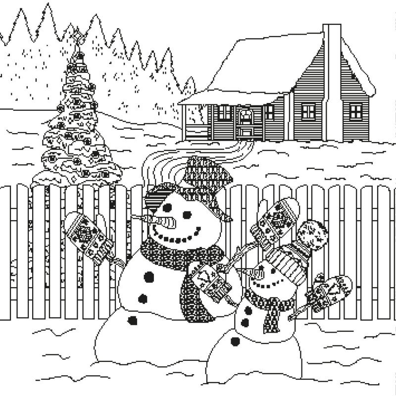 Kalėdų spalvinimo knyga