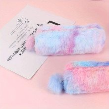 Pliušinis dėklas (violetinis)